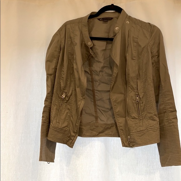 Armani Exchange - Grey moto jacket - Picture 1 of 1